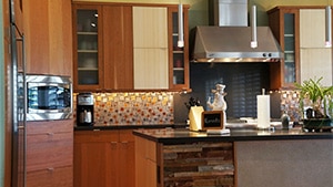 Traditional Rustic Kitchen Decor left side